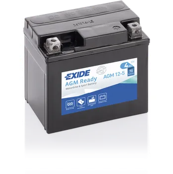 Auto-moto baterie Motobaterie Exide Bike AGM Ready 12V, 4Ah, AGM12-5