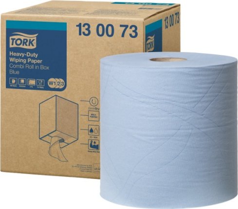 TORK Průmyslová papírová utěrka Advanced 430 modrá role - 1ks