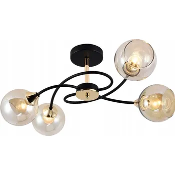 Stropní svítidlo s medovými stínidly ve stylu galaxie do obývacího pokoje AVANTI E27