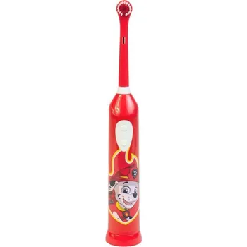 Elektrický zubní kartáček TLAPKOVÁ PATROLA červený