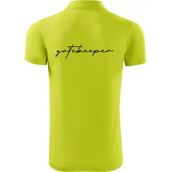 Pánská košile Gatekeeper - Polokošile Victory sportovní (dresovina) - M ( Limetková )