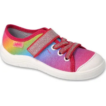 Dívčí obuv Tenisky plátěnky kecky Befado 351X011 351Y011 duhové velikost: 32