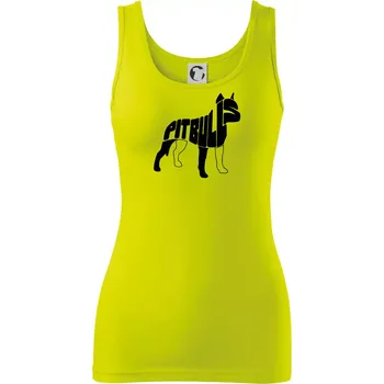 Pit Bull Teriér - Dámské tílko - S ( Limetková )