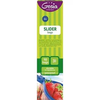 Sáček PE 25 x 30 cm se zipem/3 l. (10 ks)