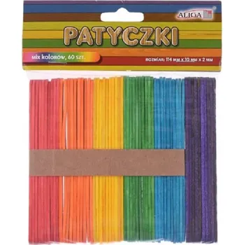 kreativní sada Dřívko kreativní nanuk mix barev 114x10x2mm