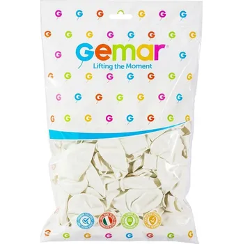 Balónek OB Balónky G90/01 bílé 100 ks