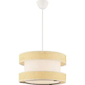 Lustr na lanku HALO 1xE27/60W/230V krémová/béžová