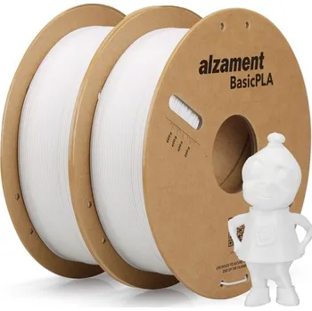 Příslušenství k 3D tiskárně Alzament Dualpack - Basic PLA White