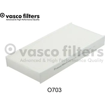 Ventilátor topení a klimatizace Filtr, vzduch v interiéru VASCO O703