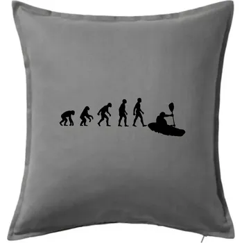 Polštář Evoluce kajak - Polštář 50x50 - 50x50 - Pouze potah ( Tmavě šedý melír )