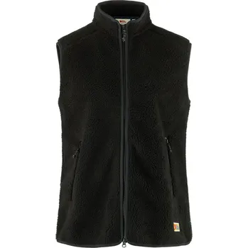 Dámská vesta vesta dámská FJÄLLRÄVEN Vardag Pile Fleece Vest W, Black - XL