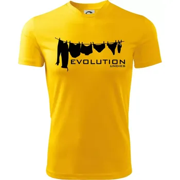 Chlapecké tričko Evoluce spodního prádla - Dětské triko sportovní (dresovina) - 146 cm/10 let ( Žlutá )