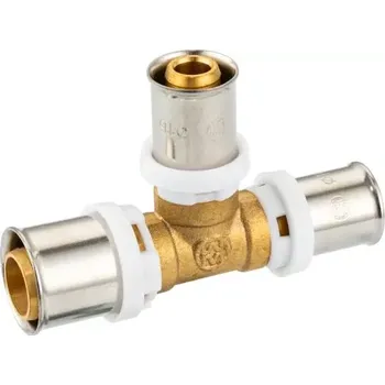 PEXAL T-kus redukovaný 20 x 20 x 16 mm - Lisovací tvarovka (TH)