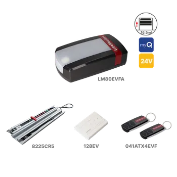 Pohon brány LiftMaster LM80EVFA-KIT s myQ rozhraním 828EV