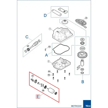 Pohon brány PRME06 motor pro ME3024