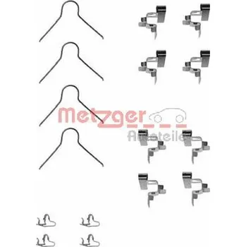 Brzdový komplet METZGER Sada příslušenství, obložení kotoučové brzdy 1091030