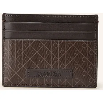 Kabelka Calvin Klein Pánské Pouzdro Na Karty, tmavě hnědá, one size