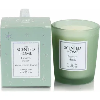 ASHLEIGH & BURWOOD Vánoční vonná svíčka THE SCENTED HOME - FROSTED HOLLY 70 g