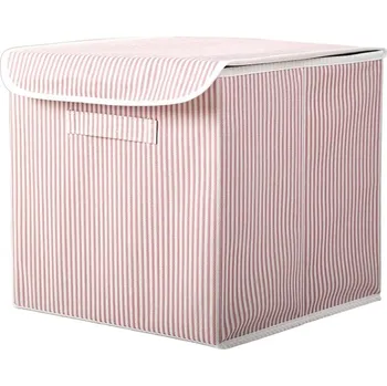 Úložný box Úložný textilní box, růžový, 30 x 30 x 30 cm - II. jakost, POUZE OSOBNÍ ODBĚR + vyzvednutí ZDARMA