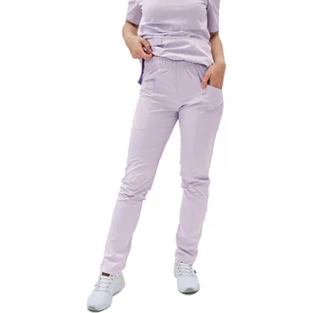 Zdravotnický oděv Perlička® Zdravotnické kalhoty SISI SATTÉ Regular Lila Fialová Barva: Lila Fialová, Velikost: 38