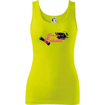 Dámské tričko Pro tebe Bakalář - Dámské tílko - S ( Limetková )