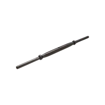 Lepící úchyt, šponovák pro nerezové lanko ø4mm, černá PVD