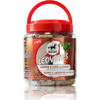 Pro koně Chutné pamlsky Leoveties s mrkví a lněným olejem | Pro koně