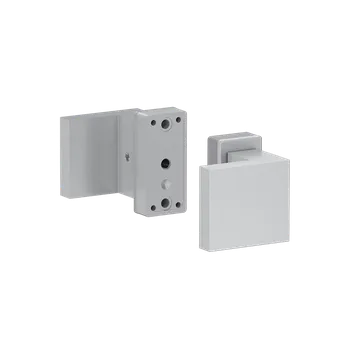 Dveřní kování Hliníková sada koule/koule, střbrná