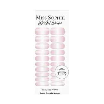 Make-up Miss Sophie UV Gel Wraps Rose Babyboomer Fólie na nehty