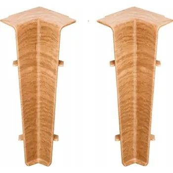 Podlahová lišta Příslušenství HI-LINE PRESTIGE VNITŘNÍ ROH 2 ks Dub Dublin Mat