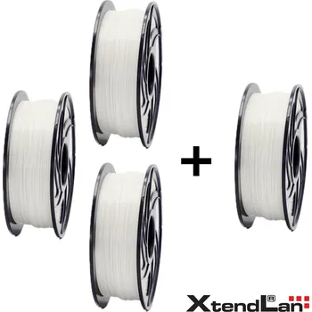 Filament XTENDLAN Consumer AKCE 3+1 ZDARMA - XtendLAN PLA filament 1,75mm bílý 1kg
