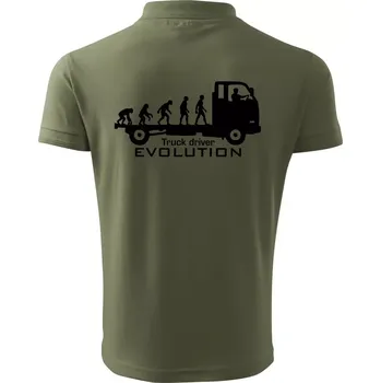 Pánská košile Truck driver evolution - Polokošile pánská Pique Polo 203 - XL ( Khaki )