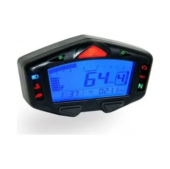 Osvětlení pro motocykl Koso univerzální měřič pro motocykly závodní MINI model DB-03 R závodní (rychlost, otáčky, převody) (EL) (Koso univerzální měřič pro motocykly závodní MINI model DB-03 R závodní (rychlost, otáčky, převody) (EL))