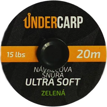 UnderCarp Návazcová šňůra ULTRA SOFT Zelená 20m Nosnost (lb): 35lb