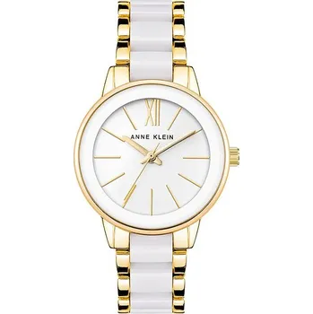 Módní doplněk Anne Klein dámské hodinky kulaté AK/3878WTGB