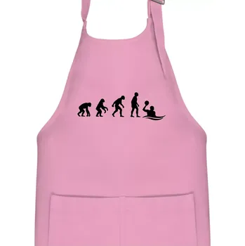 Kuchyňská zástěra Evoluce Vodní pólo - Dětská zástěra na vaření - Univerzální velikost ( Růžová )