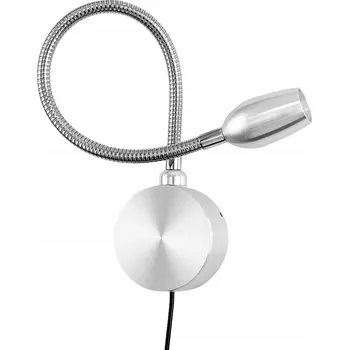 Nástěnné svítidlo Nástěnné svítidlo LUPPOLO stříbrné integrovaný LED zdroj 3 W