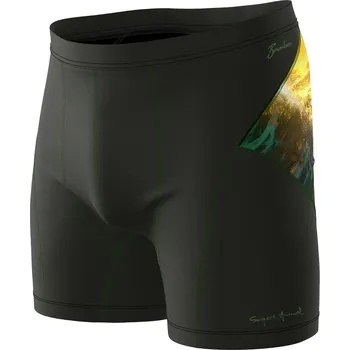 Pánské funkční trenýrky WAVE černá Bamboo Ultra - Khaki / XL