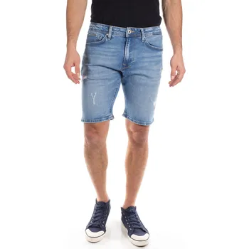 Pepe Jeans Pánské kraťasy TAPER SHORT Barva: denim (odpovídá obrázku), Velikost: W34