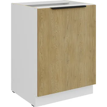 Kuchyňská skříňka Kuchyňská spodní skříňka Cremona 60 D 1F BB, v provedení dub Cremona/bílá