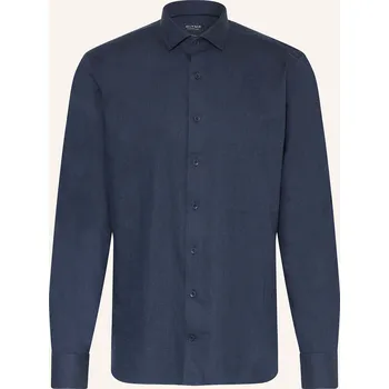 Pánská košile Olymp Signature Pánská Flanelová Košile Casual Fit, tmavě...