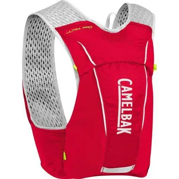 Pánská vesta CAMELBAK Ultra Pro Vest Crimson Red/Lime Punch vesta s lahvemi L 3,5l - bez lahviček