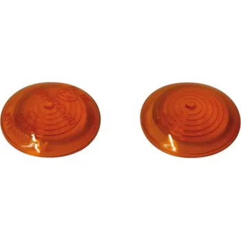 Moto sedlo SHIN YO Indikační čočky (pár) Pro 1 ks. Oční indikátory BULLS, žluté 205-279