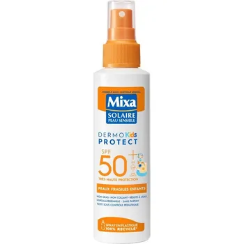 Přípravek na opalování Dětský sprej na opalování Mixa Solaire Dermo Kids Protect SPF50, 150 ml