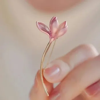 Brož Stylová brož s krystaly | módní doplněk - 13