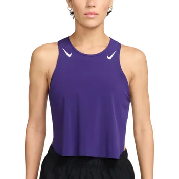 Dámské oblečení Tílko Nike AeroSwift crop fn2713-547 Velikost XS