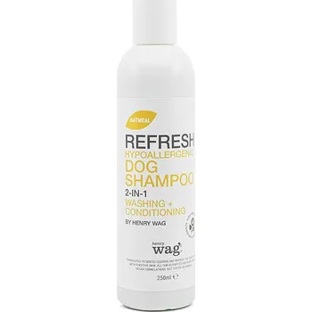 Kosmetika pro psa Henry Wag Refresh psí šampon 2v1 Oves hypoalergenní 250 ml
