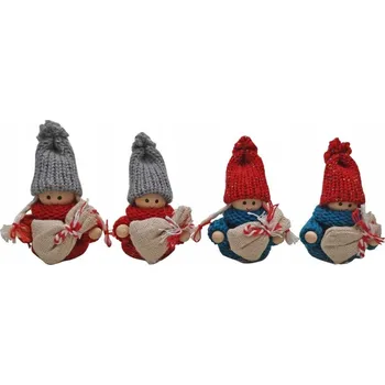 Panenka Panenka s pytlem dekorace GIRL handmade Vánoce