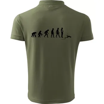 Pánská košile Evoluce RC model auto - Polokošile pánská Pique Polo 203 - 3XL ( Khaki )