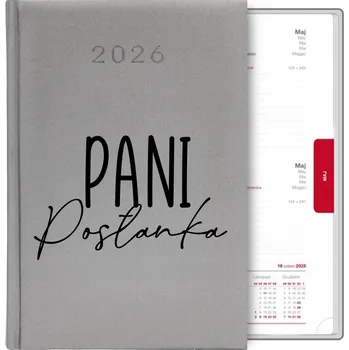 Kalendář Knižkový kalendář 2026 A5 stříbrný